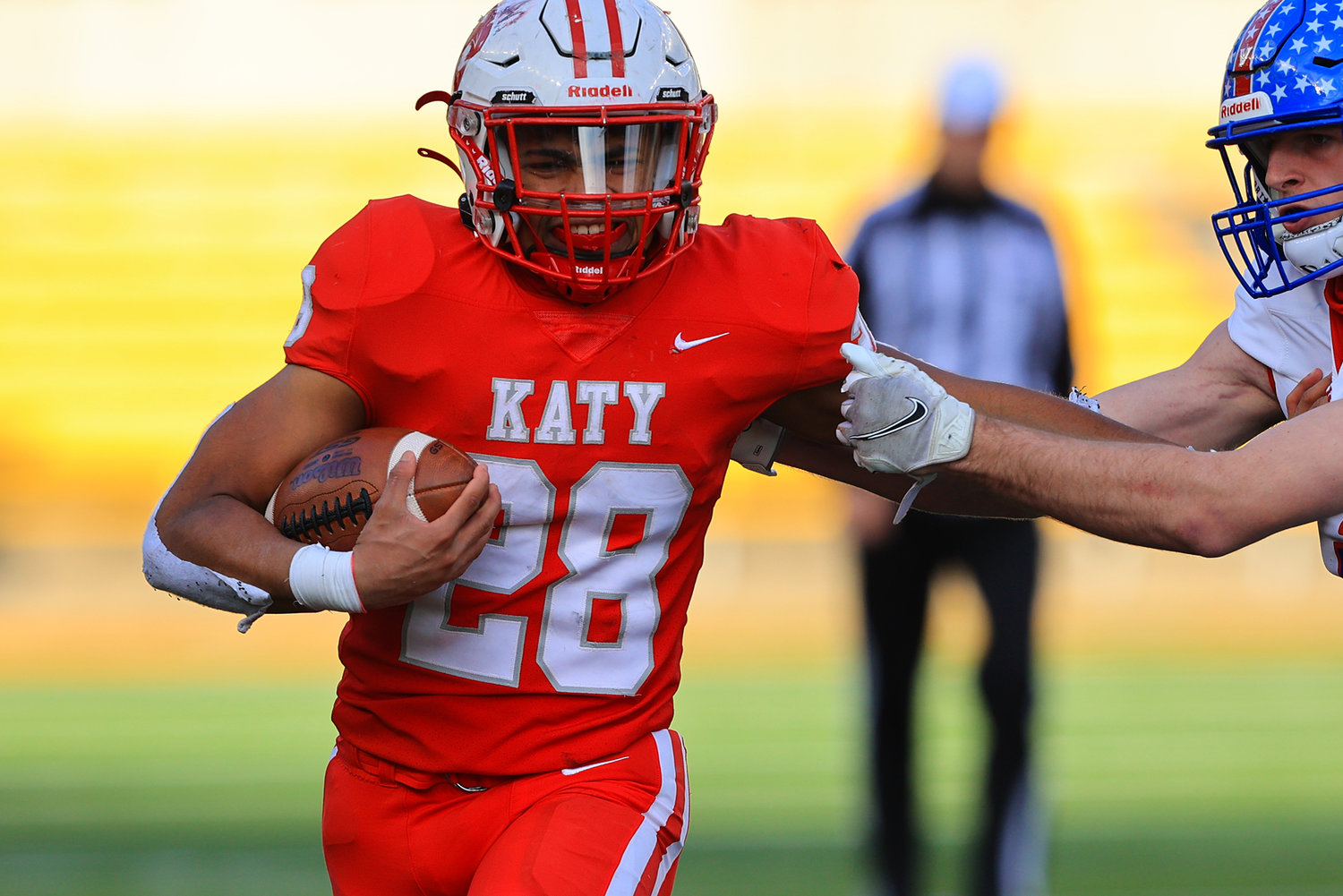 Katy High senior running back Jalen Davis was one of a few seniors that were called-up as freshman the last time the Tigers made it to the state semifinals in 2017, which they lost to Lake Travis. Now Davis and the rest of the senior class have earned themselves an opportunity to compete for a state title, the program’s first such chance since 2015.